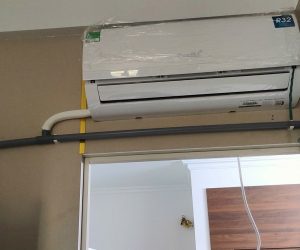ống thoát nước điều hòa âm tường