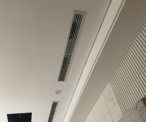 thi công điều hòa âm trần nối ống gió